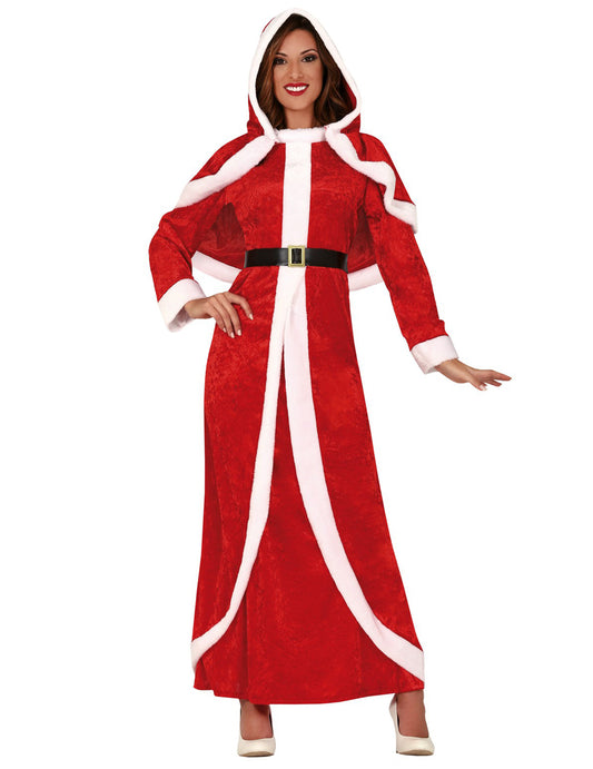 Déguisement mère Noël robe longue femme
