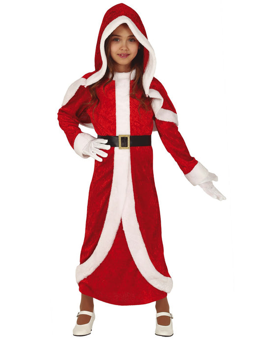Déguisement mère Noël robe longue fille