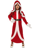 Déguisement mère Noël robe longue fille