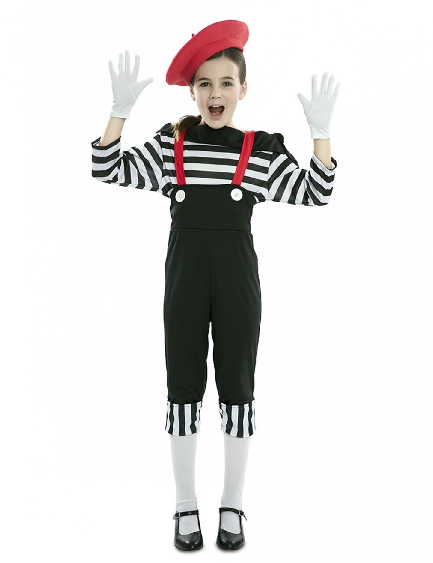 Déguisement mime pantalon fille