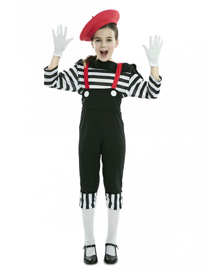 Déguisement mime pantalon fille