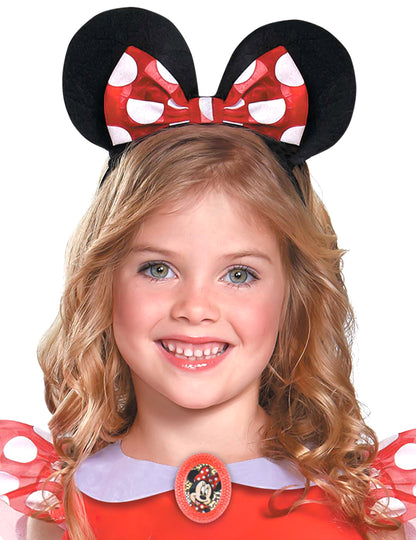 Déguisement Minnie Mouse rouge classique fille