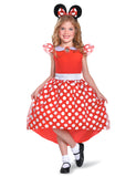 Déguisement Minnie Mouse rouge classique fille
