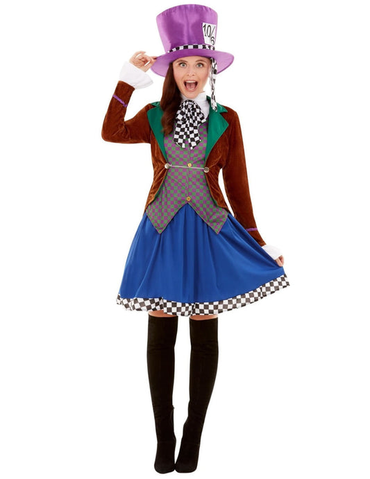 Déguisement miss Chapelière femme