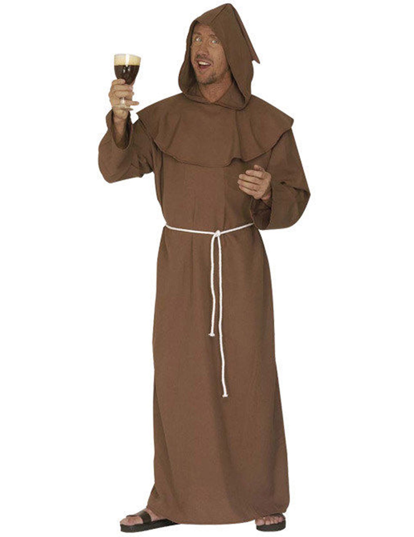 Déguisement moine marron homme