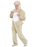 Déguisement mouton beige et blanc adulte