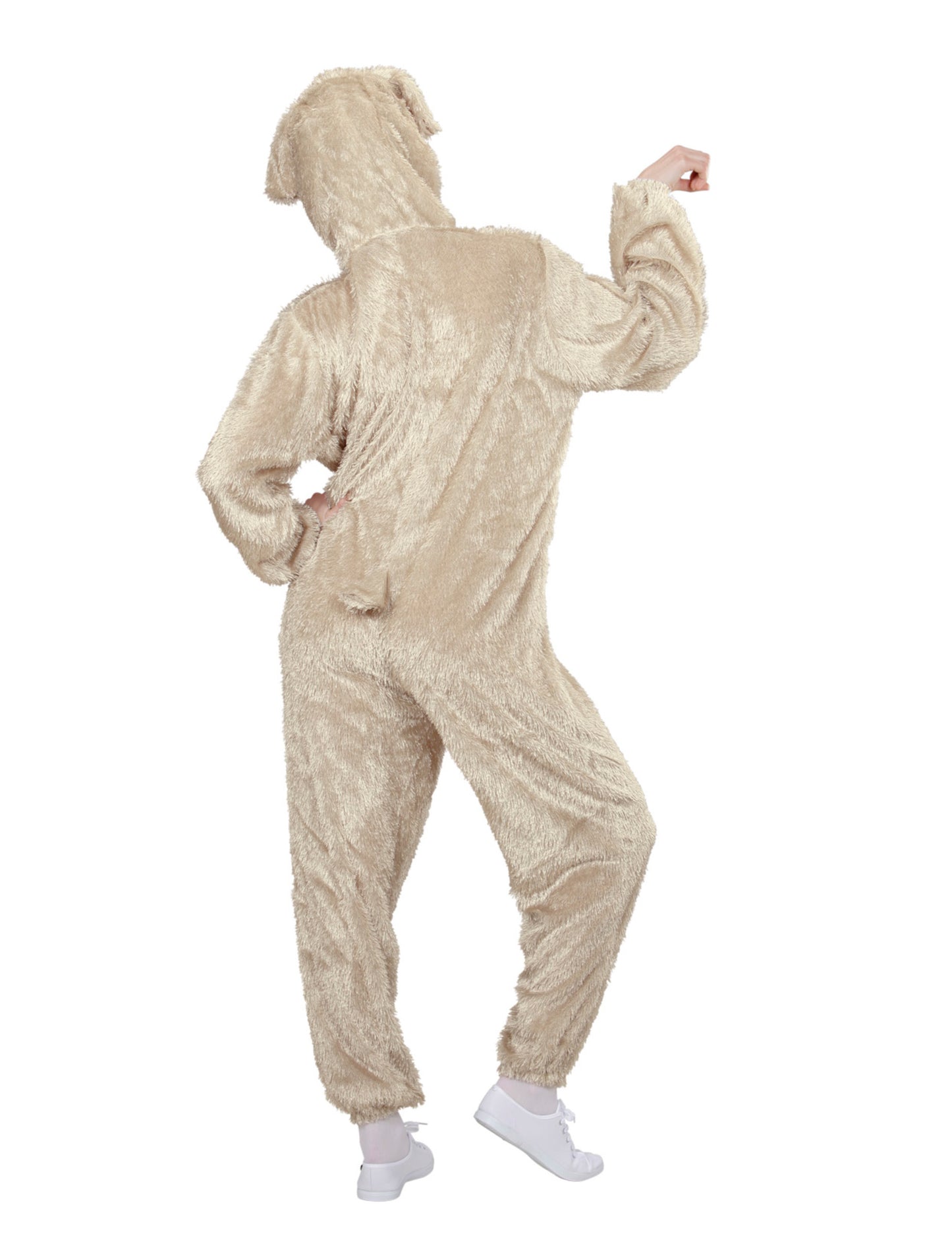 Déguisement mouton beige et blanc adulte