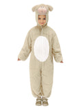 Déguisement mouton beige et blanc enfant