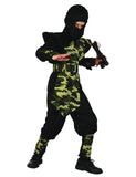 Déguisement ninja militaire plastron garçon