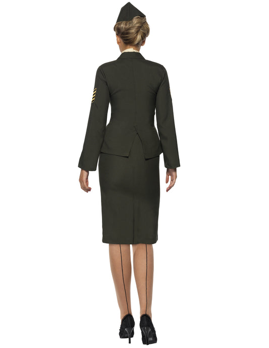 Déguisement officier militaire femme