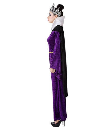 Déguisement méchante reine violette femme