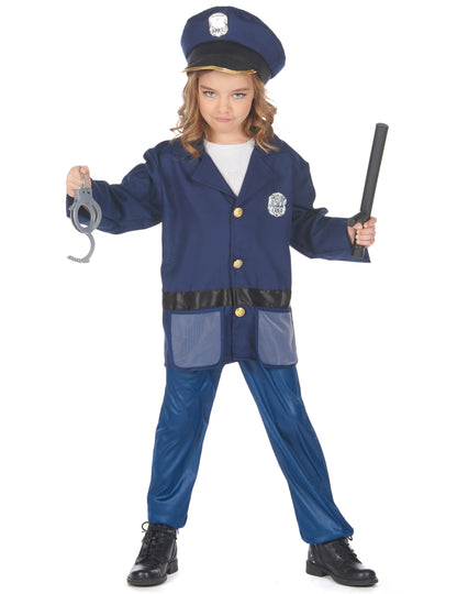 Déguisement avec accessoires policier enfant