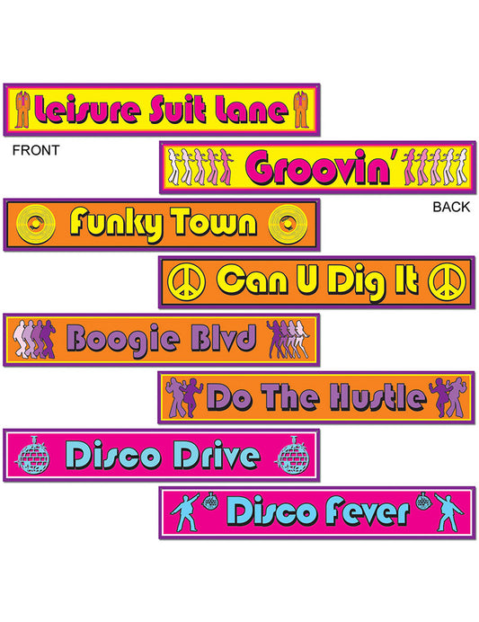 Décorations murales panneaux Disco