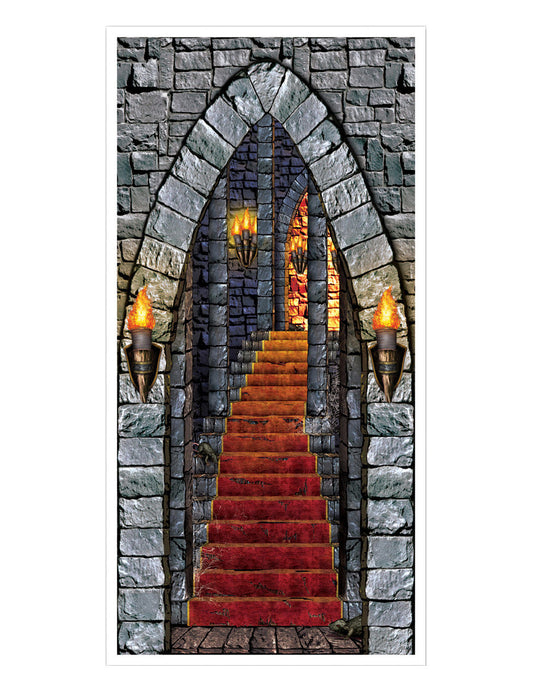 Décoration porte de château 76 x 152 cm