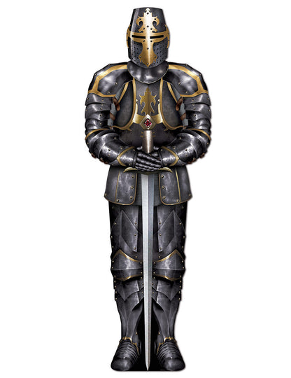 Décoration chevalier avec armure 182 cm