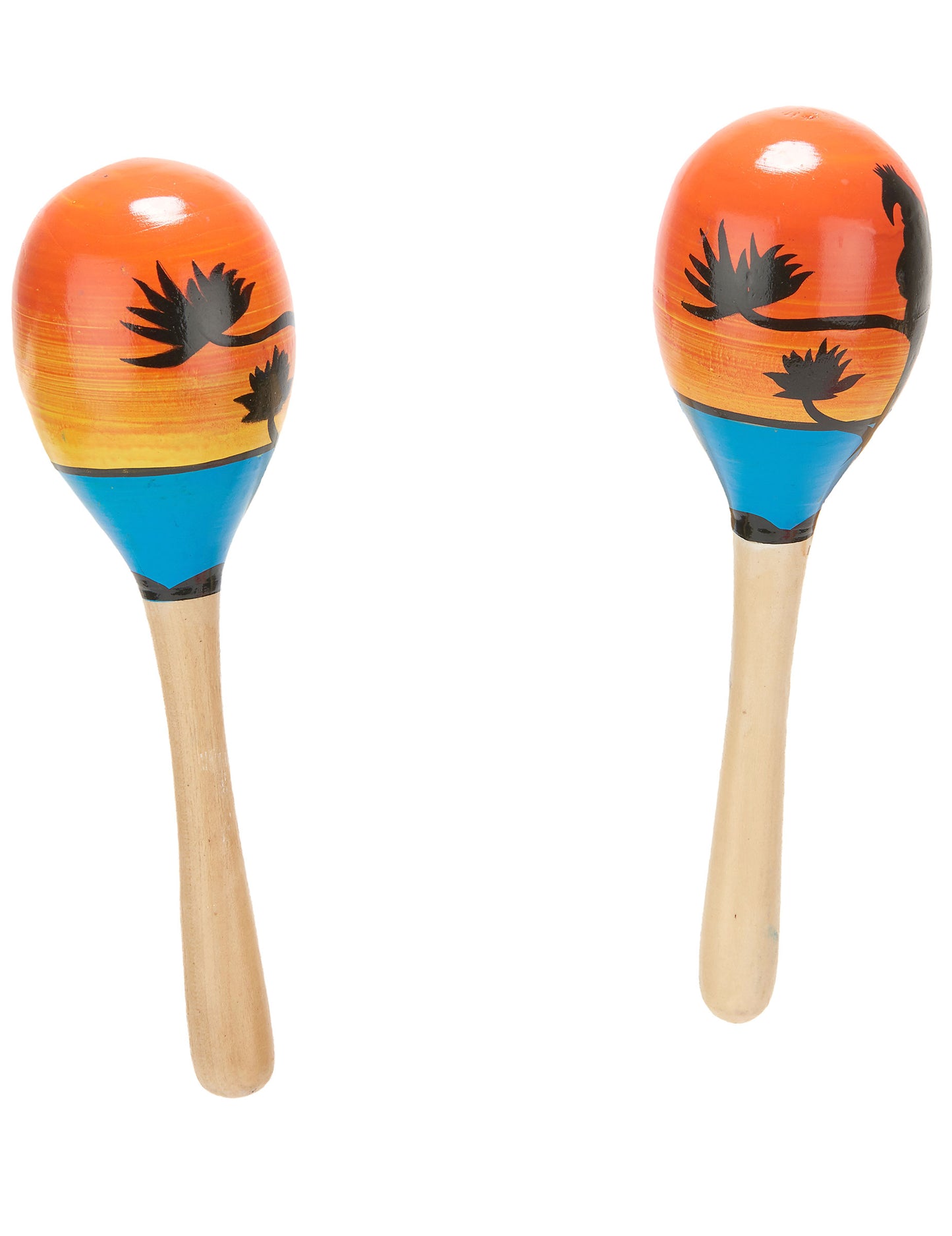 2 Maracas Hawaïennes en bois