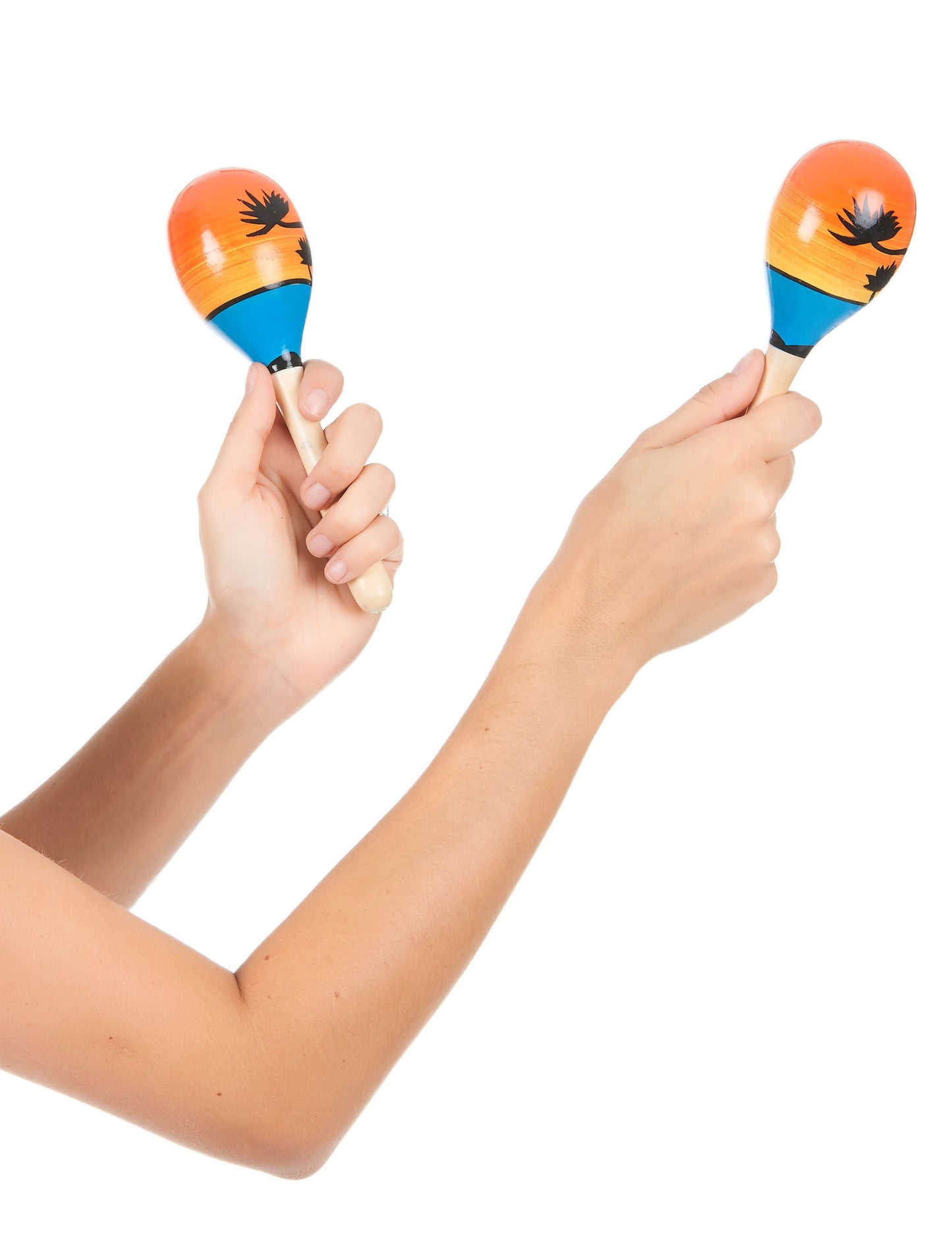 2 Maracas Hawaïennes en bois