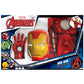 Coffret classique Iron Man avec gants garçon