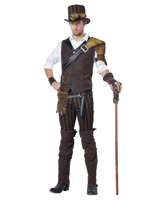 Déguisement aventurier Steampunk homme