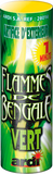 Flamme de bengale vert 1mn