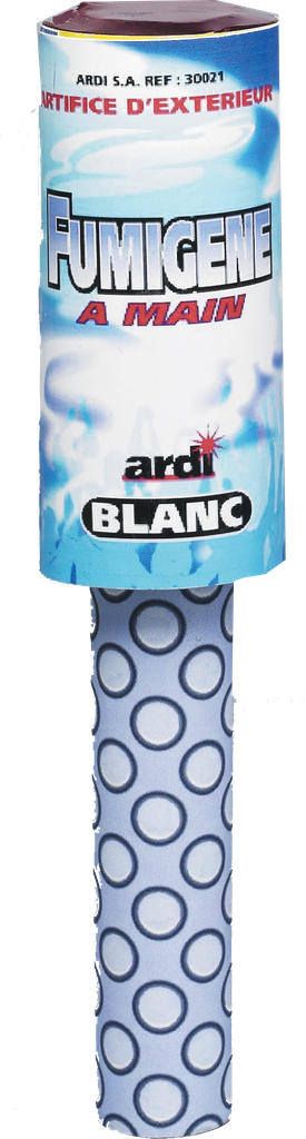 Fumigène à main couleur blanc