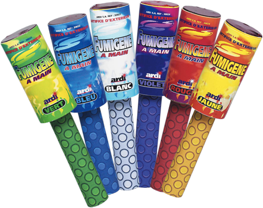 Fumigènes à main assorties