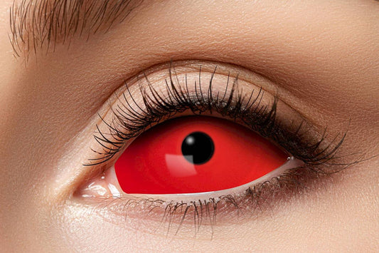 Lentilles Sclera Rouge