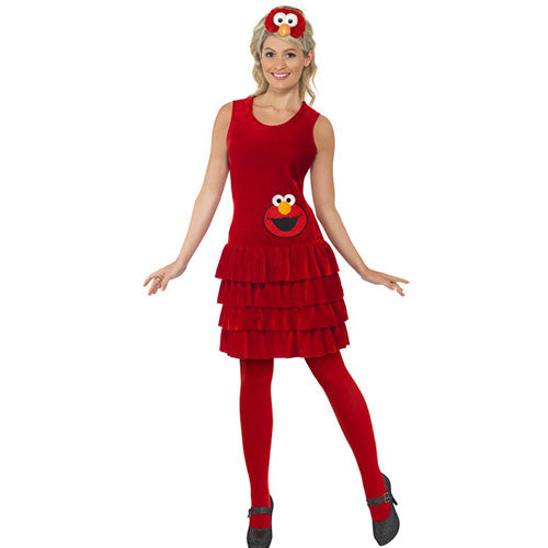 Déguisement femme Sesame Street Elmo