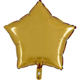 Ballon helium étoile or 45 cm