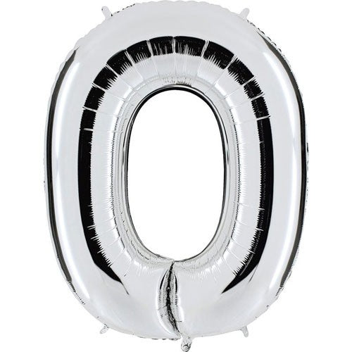 Ball metallic silver O, 102 cm