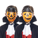 Child's rigid pumpkin mask