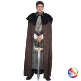 Brown medieval cape