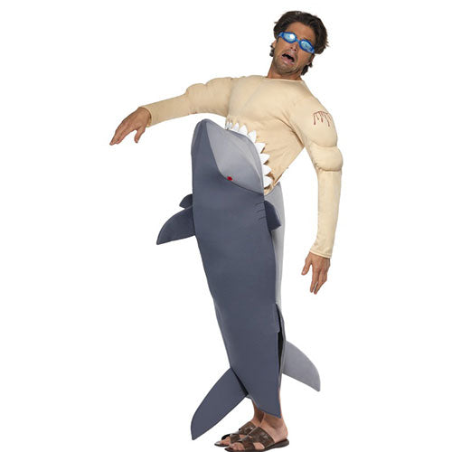 Déguisement homme requin mangeur