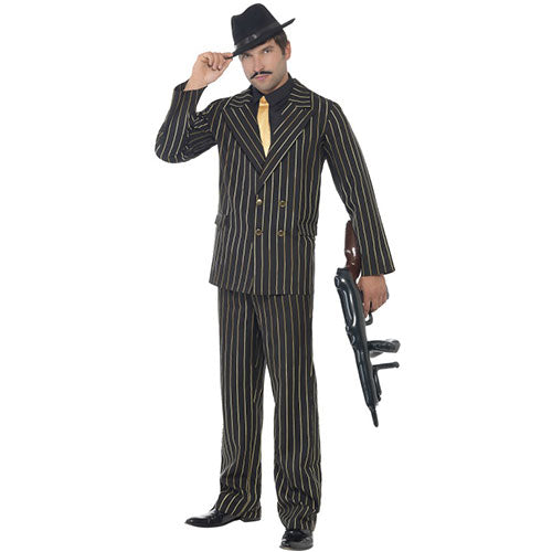 Black Gangster Man Costume