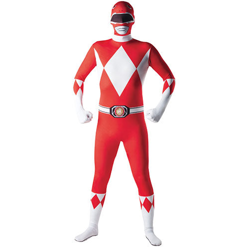 Second skin men's costume Power Rangers force red