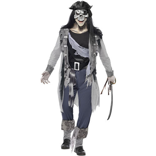Haunted Adventurer Pirate Man Costume