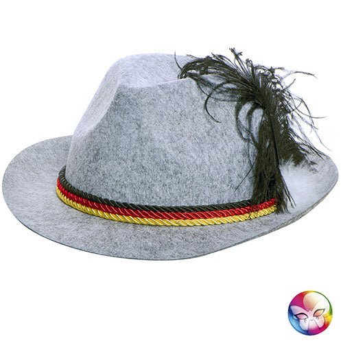 chapeau Bavarois tyrolien plume