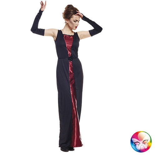 Déguisement femme vampiresse élégante