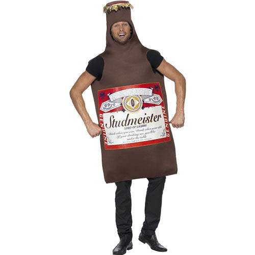 Studmeister beer bottle costume