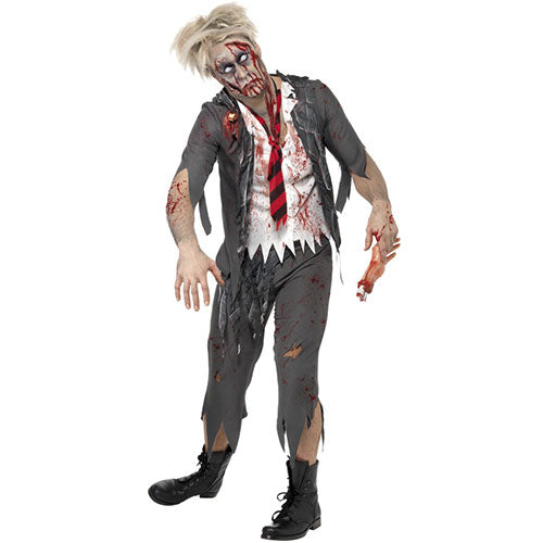 Zombie Schoolboy Man Costume