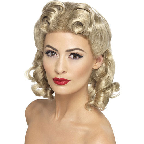 Blonde 40s wig