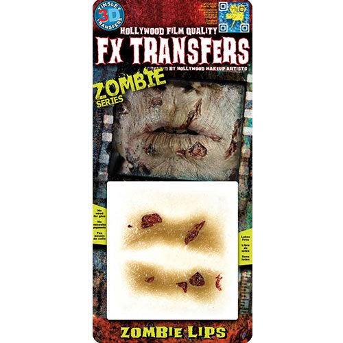 Lèvres de zombie transfert 3D