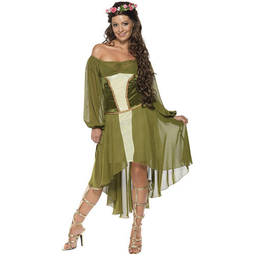 Beautiful medieval gypsy women's costume