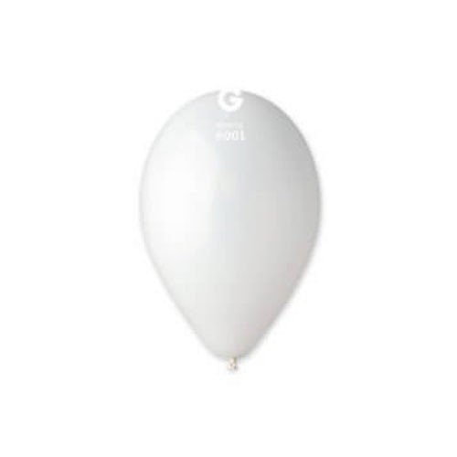 White latex balloons - helium balloons