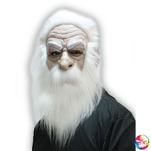 Masque vieux mage blanc