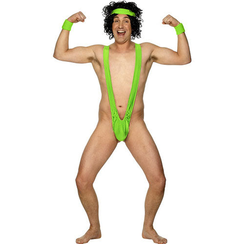 Borat men's costume green