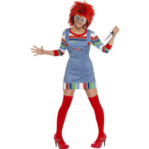Déguisement femme chucky poupée