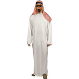 Arab man costume white tunic