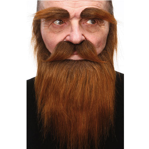 Brown woodsman luxury hair set