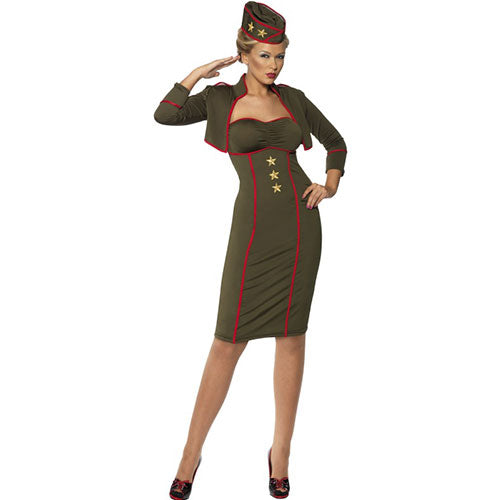 Women's army captain costume